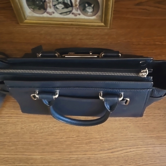 Coach Swagger 27 Navy Blue w/ Silver hardware - Picture 5 of 16